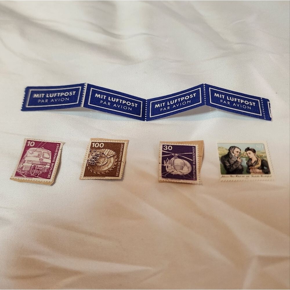 Vintage Germany Postage Stamp Collection